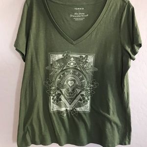 Green Torrid Top